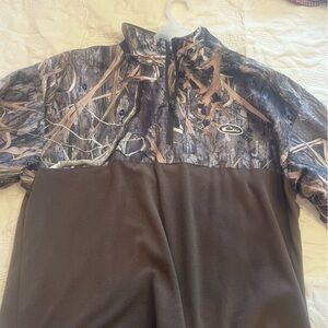 Men’s Drake Waterfowl Quarter Zip Fleece Jacket